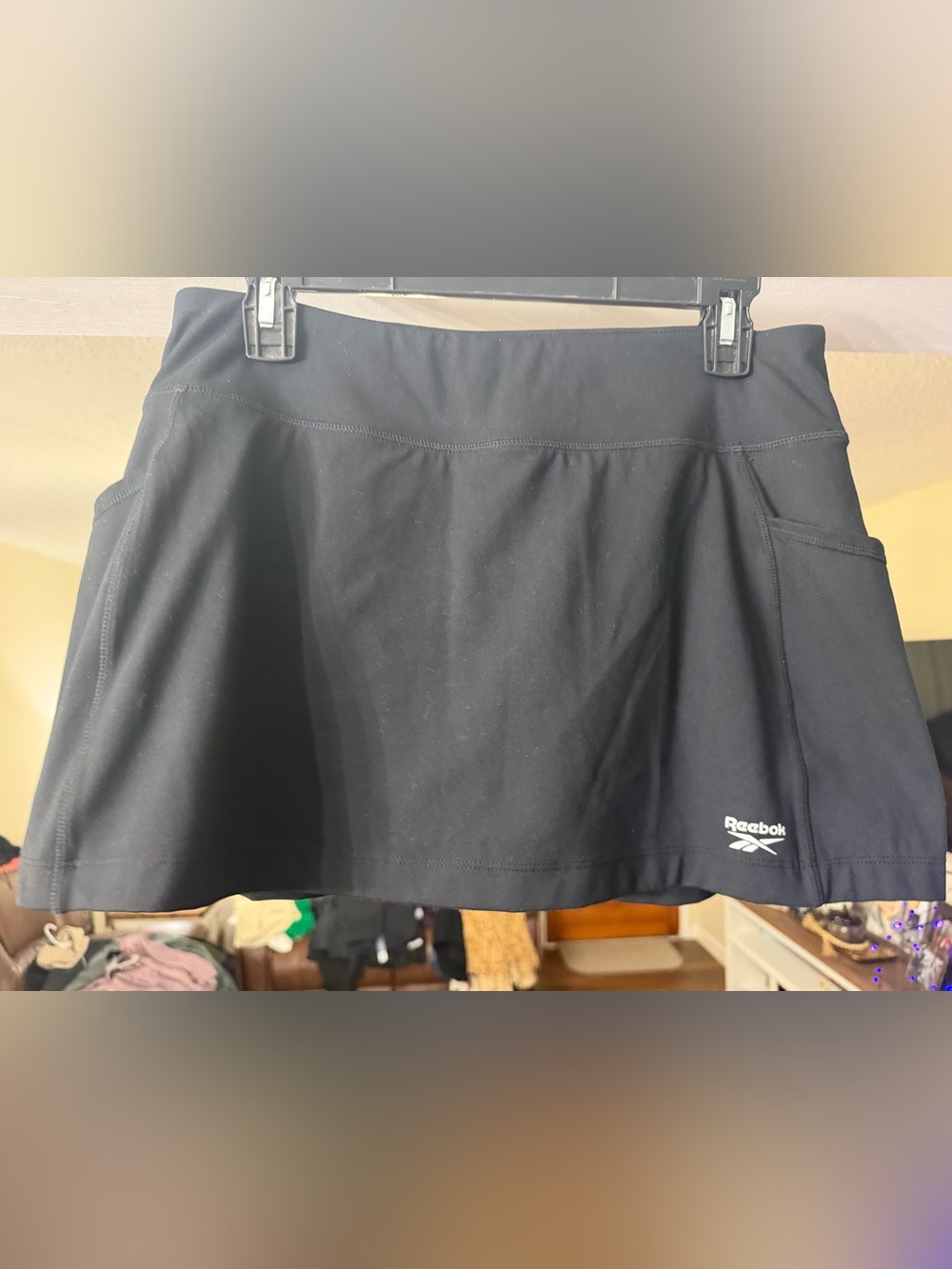 Reebok Black Skater Tennis Skort with Side Pockets